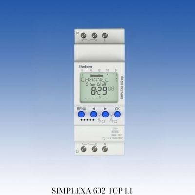 Công tắc thời gian kỹ thuật số Theben Simplexa 602 top chính hãng Đức