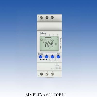 Công tắc thời gian kỹ thuật số Theben Simplexa 602 top chính hãng Đức