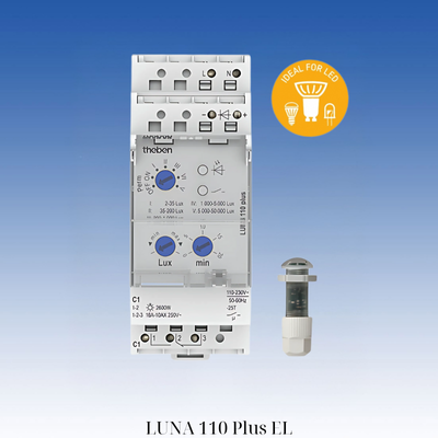 Công tắc cảm biến ánh sáng LUNA 110 plus EL | Theben