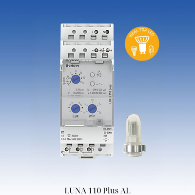 LUNA 110 plus AL là công tắc cảm biến ánh sáng