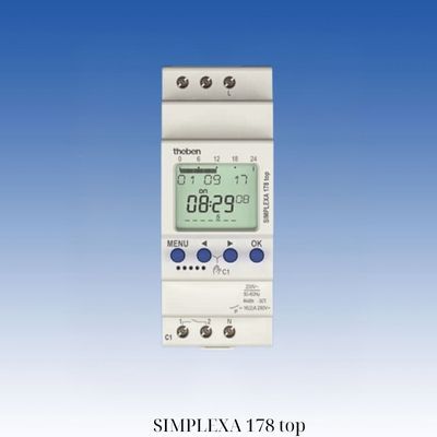 Theben Simplexa 178 top – Công tắc kỹ thuật số 1 kênh Astro