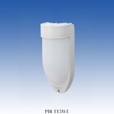 "Cảm biến Takex PIR‑T15WE – 15m x 80°, chống báo giả, IP55"