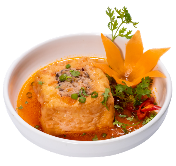 Cơm Đậu Hũ Nhồi Thịt