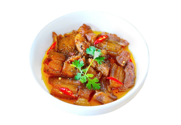 Cơm Thịt Rim Tiêu