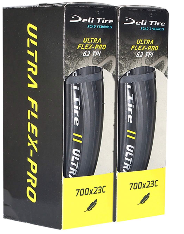 Vỏ xếp Deli Tire 700 x 23c SA - 205 Ultra Flex - pro Aramid