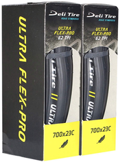 Vỏ xếp Deli Tire 700 x 23c SA - 205 Ultra Flex - pro Aramid