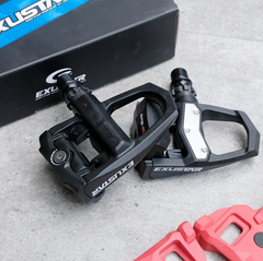 Bộ combo Pedal can xe đạp Exustar PR18PST hệ LOOK