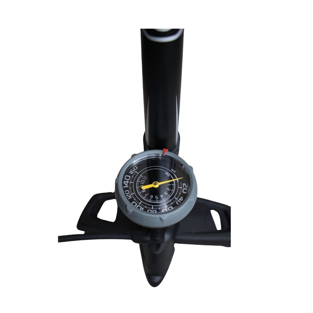 Bơm xe đạp thân thép GF-55B 160PSI van thông thông minh