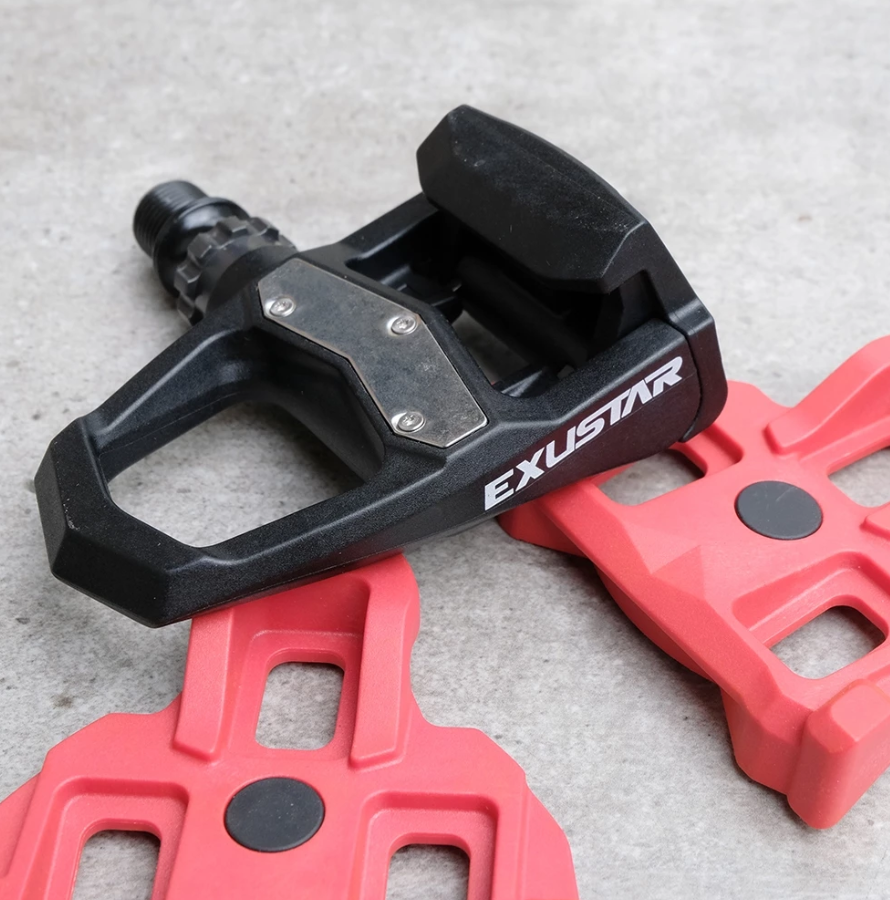 Bộ combo Pedal can xe đạp Exustar PR18PST hệ LOOK