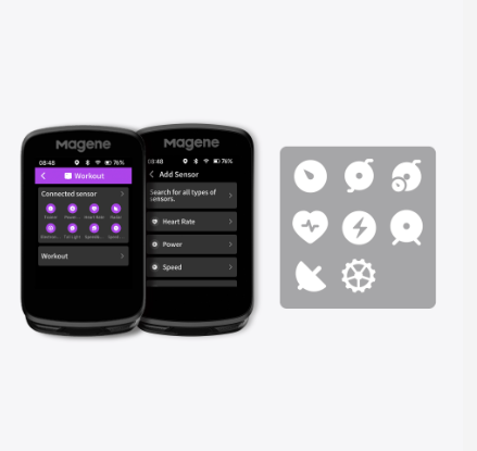 MAGENE C606 - Đồng hồ xe đạp thông minh GPS