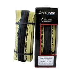 Vỏ xếp Deli Tire 700x28c S-301 Optimus Road Black/Cream professional
