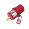  488 Khóa phích điện xoay đỏ – OPS 