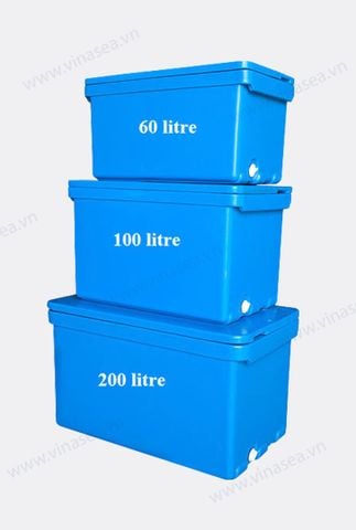 Thùng nhựa cách nhiệt 60, 100, 200 lít