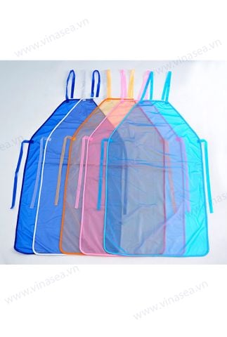 Yếm nhựa PVC 0.15mm viền vải
