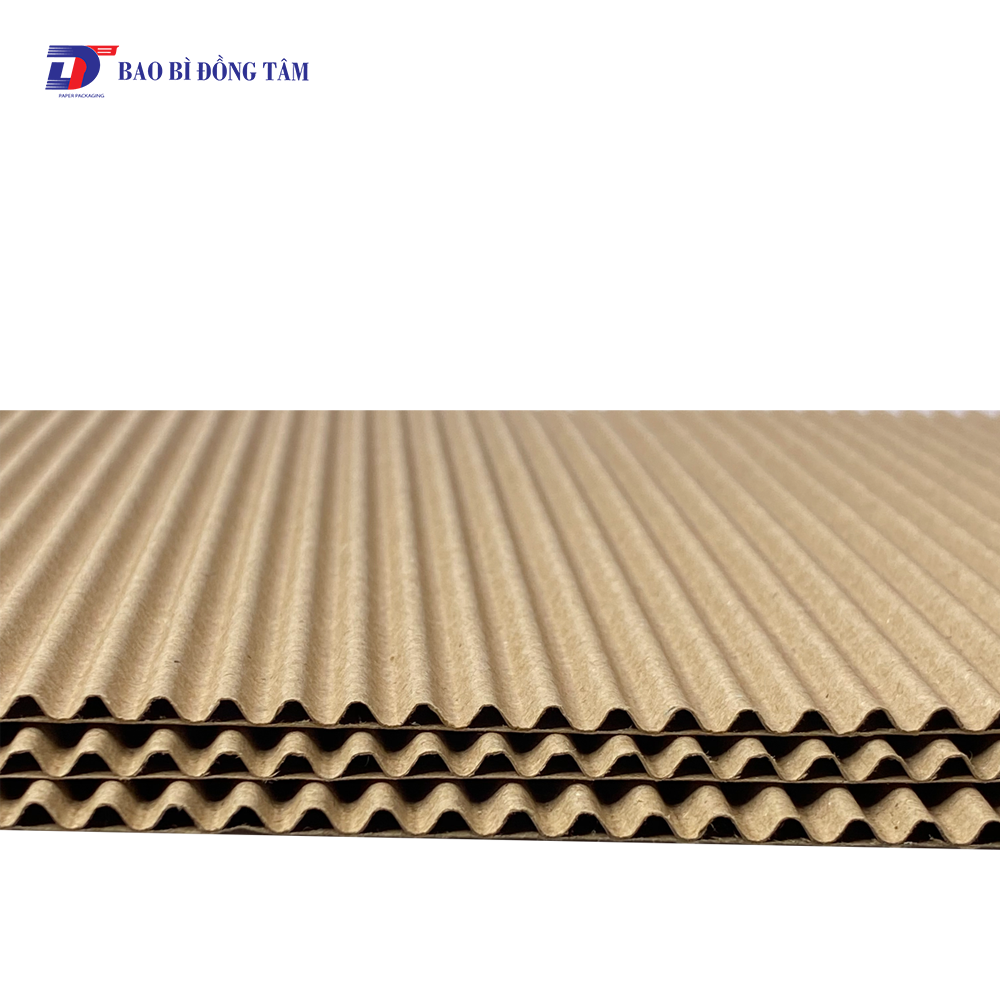  Giấy tấm carton 2 lớp sóng B 