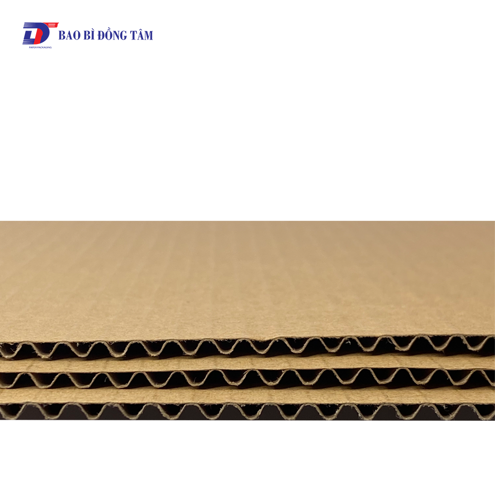  Giấy tấm carton 2 lớp sóng C 