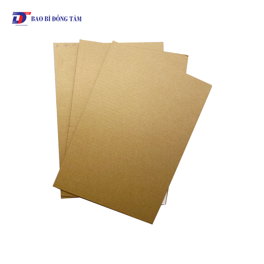  Giấy tấm carton 3 lớp sóng B 