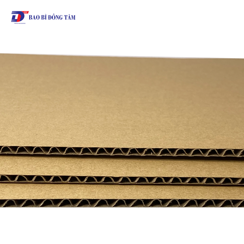  Giấy tấm carton 3 lớp sóng C 