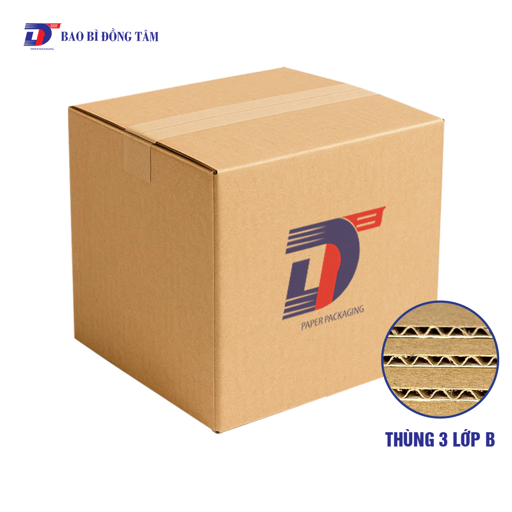  Thùng carton 3 lớp sóng B 