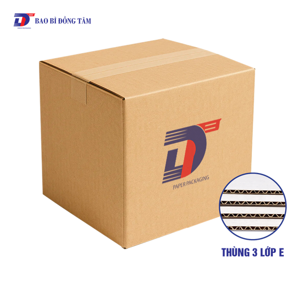  Thùng carton 3 lớp sóng E 