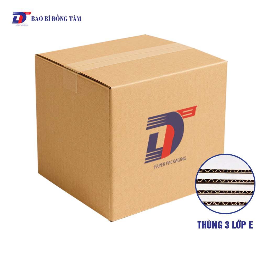  Thùng carton 3 lớp sóng E 