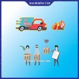  Combo 50 hộp carton size nhỏ - 3B 2N/1X 