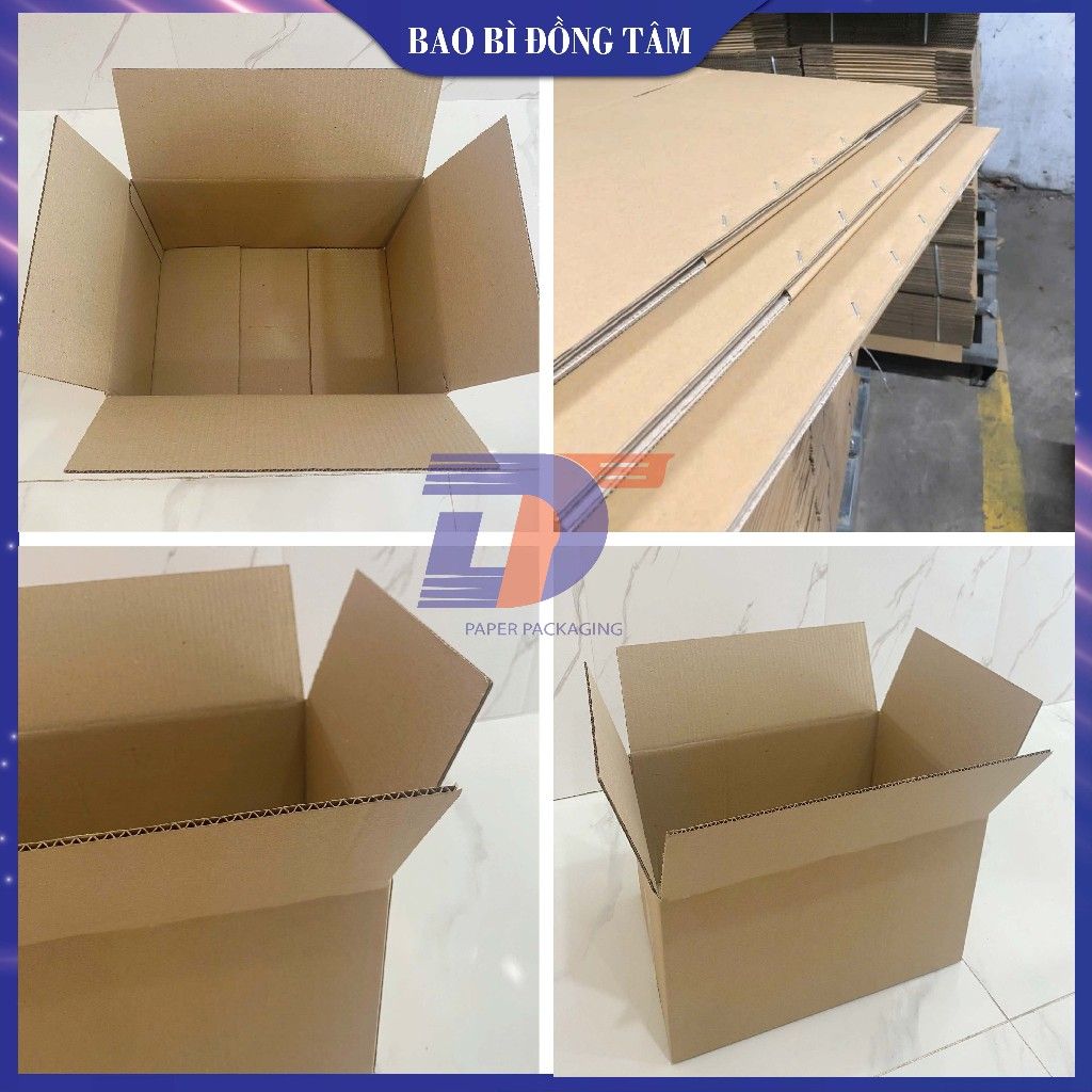  Combo 50 hộp carton size vừa - hộp 3B-2N/1X 