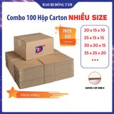  Combo 100 hộp carton size vừa -Hộp 3B-2N/1X 