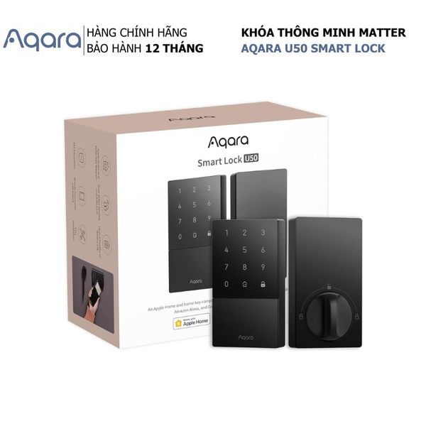 Khóa cửa thông minh Aqara U50 DL-D05D Smart Lock Matter