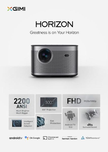 Máy chiếu Xgimi H6 (Horizon Pro) Độ sáng 2200 Ansi