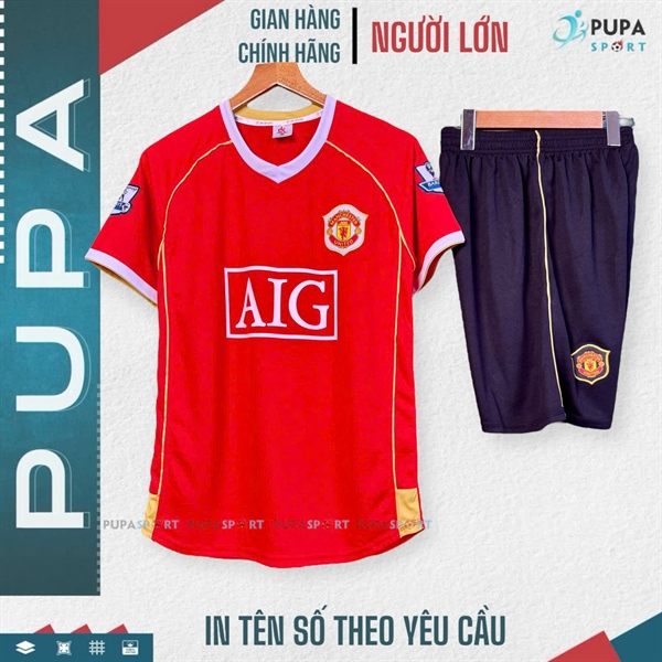 DK - CLB MỜ U AIG 2006 vải mè ZicZac - ĐỎ