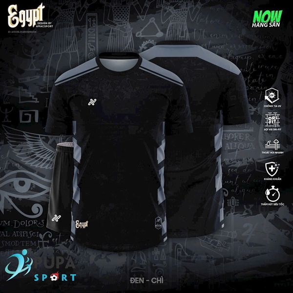 Bộ BIGSIZE Egyot Đen Chì