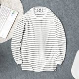  Áo Dài Tay Kẻ Sọc Unisex Cotton Maison De Mode 