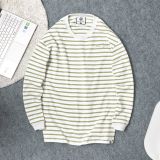  Áo Dài Tay Kẻ Sọc Unisex Cotton Maison De Mode 