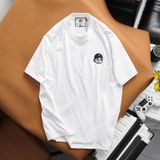  Áo Thun Cotton Unisex Logo Boy Thêu Maison De Mode 