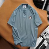  Áo Thun Cotton Unisex Logo Boy Thêu Maison De Mode 