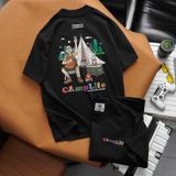  Áo Thun Unisex Cotton Camp Giả Thêu Maison De Mode 