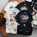  Áo Thun Unisex Cotton Camp Giả Thêu Maison De Mode 