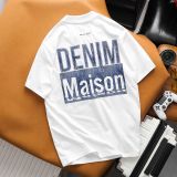  Áo Thun Demin Cotton Giả Jean Maison De Mode 