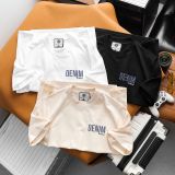  Áo Thun Demin Cotton Giả Jean Maison De Mode 