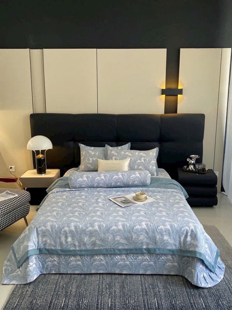 Bộ Chăn Ga Gối Trần Bông Hàn Quốc KOREA LYOCEL SWEET - King size + Queen size đều có thể sử dụng