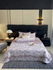 Bộ Chăn Ga Gối Trần Bông Hàn Quốc KOREA LYOCEL SWEET - King size + Queen size đều có thể sử dụng