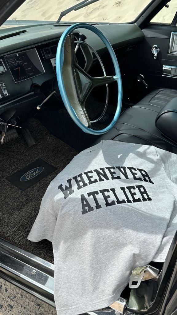 “WHENEVER"  BASIC T-SHIRT / GREY