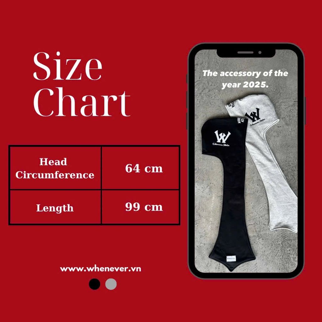 "WHENEVER" PATCHWORK HOODED SCARF / NAVY