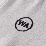 “WHENEVER” NY KNIT POLO SHIRT / GREY