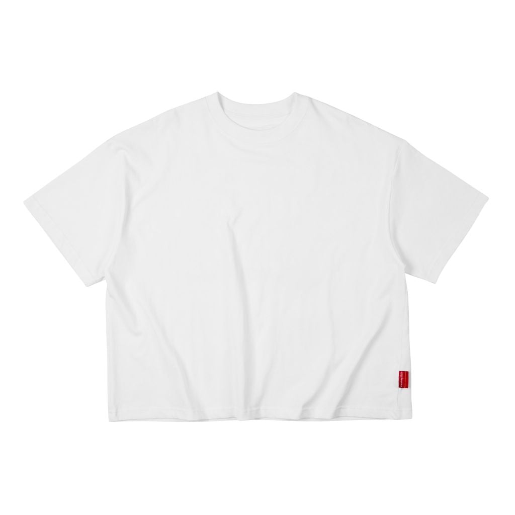 "WHENEVER" SS25 BLANK T-SHIRT / WHITE