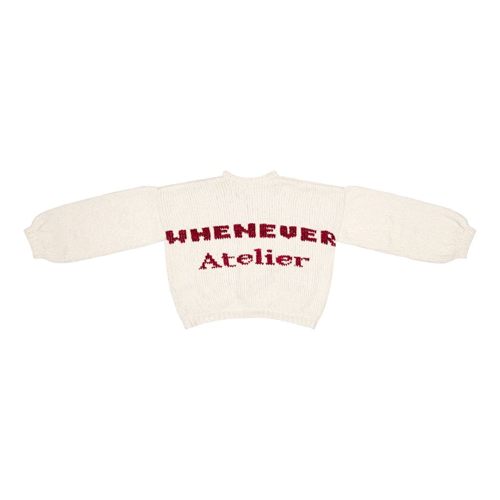 “WHENEVER”  HANDMADE KNIT SWEATER