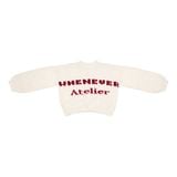 “WHENEVER”  HANDMADE KNIT SWEATER