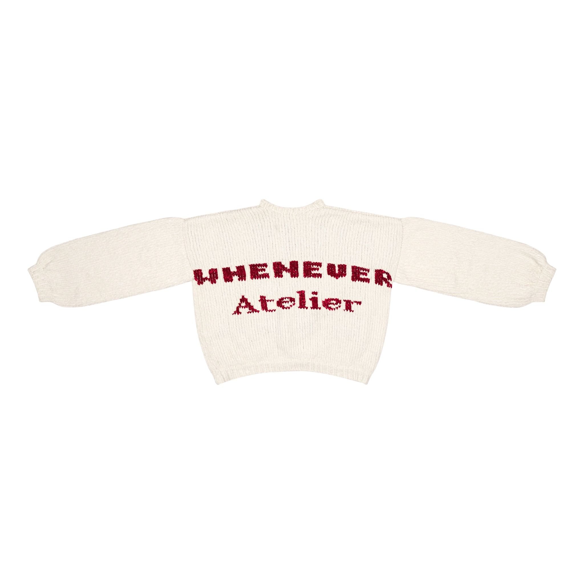 “WHENEVER”  HANDMADE KNIT SWEATER