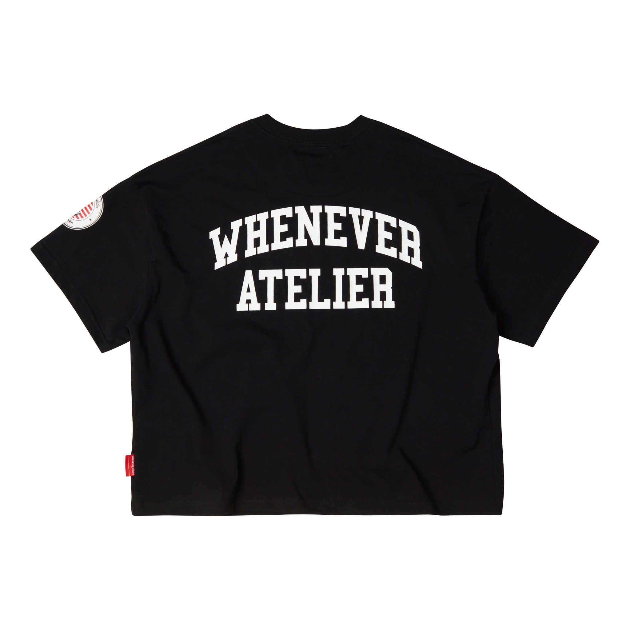 “WHENEVER” NY BASIC T-SHIRT / BLACK